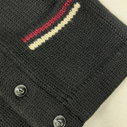 POLObyRalphLauren ポロラルフローレン 90s オールブラック ショールカラー ニット トップス