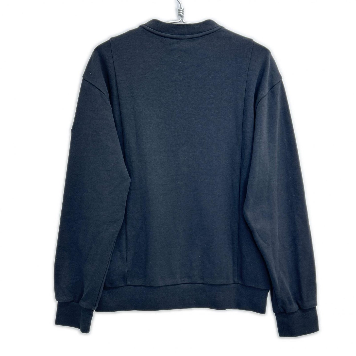 MONCLER モンクレール 22年 maglia girocollo マットブラックコレクション ロゴスウェット トップス