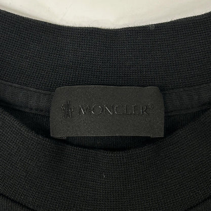 MONCLER モンクレール 22年 maglia girocollo マットブラックコレクション ロゴスウェット トップス