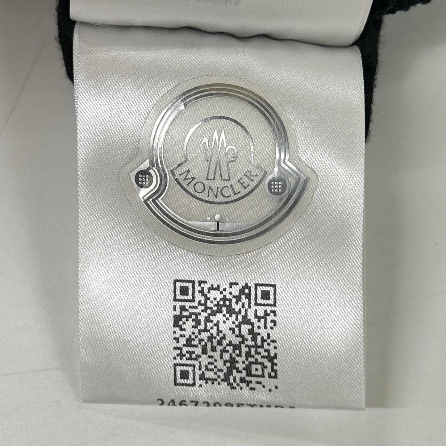 MONCLER モンクレール 22年 maglia girocollo マットブラックコレクション ロゴスウェット トップス