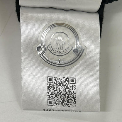MONCLER モンクレール 22年 maglia girocollo マットブラックコレクション ロゴスウェット トップス