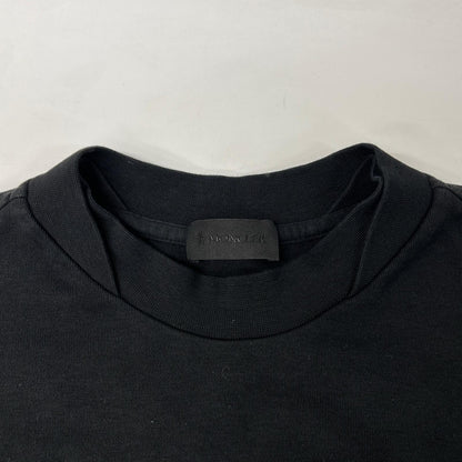 MONCLER モンクレール 22年 maglia girocollo マットブラックコレクション ロゴスウェット トップス