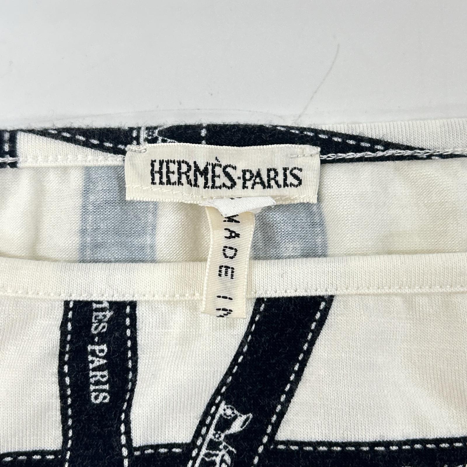 HERMES エルメス マルジェラ期 ボルデュック カットソー ノースリーブ レーヨン トップス
