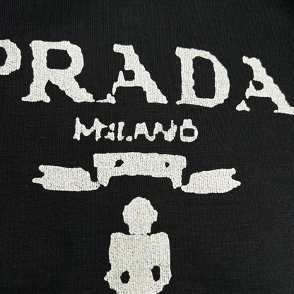 PRADA プラダ 21年 UJL190プリンテッドコットンフリースクルーネックスウェットシャツ トップス
