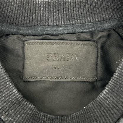 PRADA プラダ 21年 UJL190プリンテッドコットンフリースクルーネックスウェットシャツ トップス