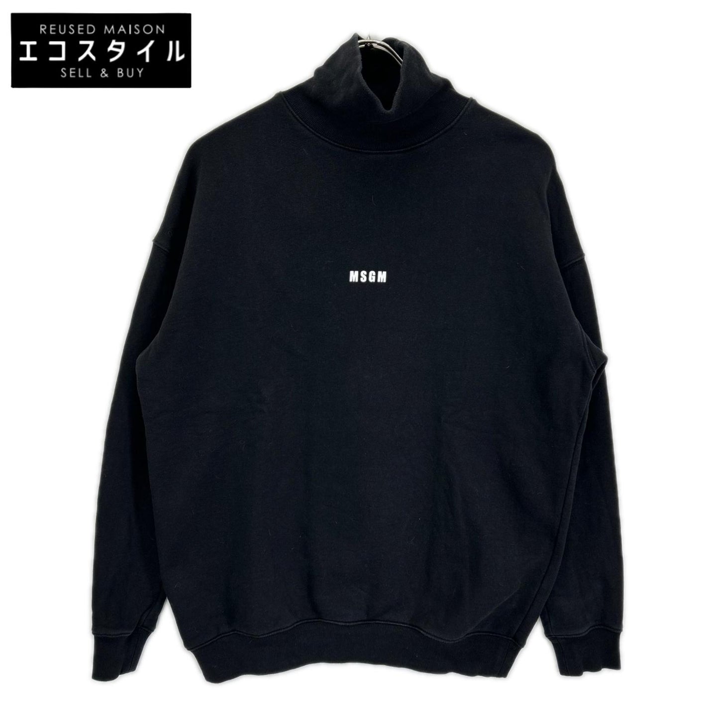 MSGM エムエスジーエム 2541MDM168 ブラック スウェットトレーナー トップス
