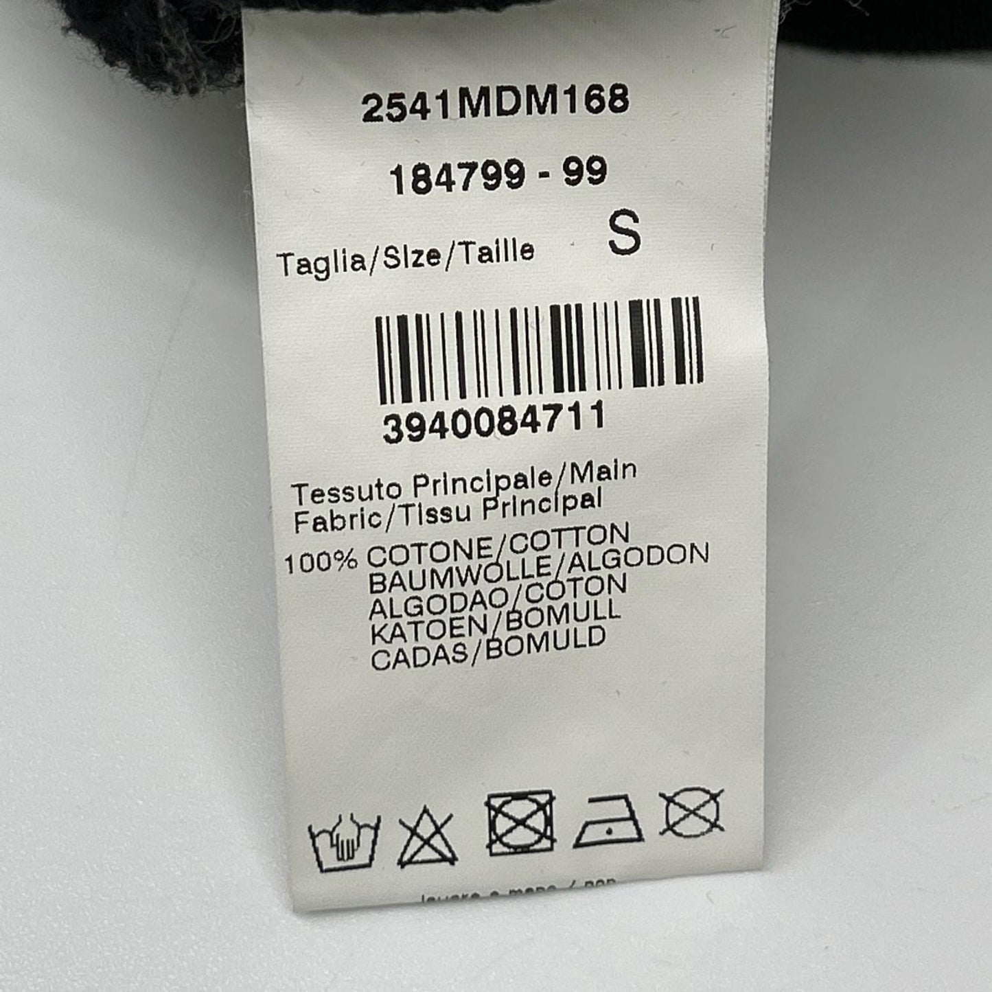 MSGM エムエスジーエム 2541MDM168 ブラック スウェットトレーナー トップス
