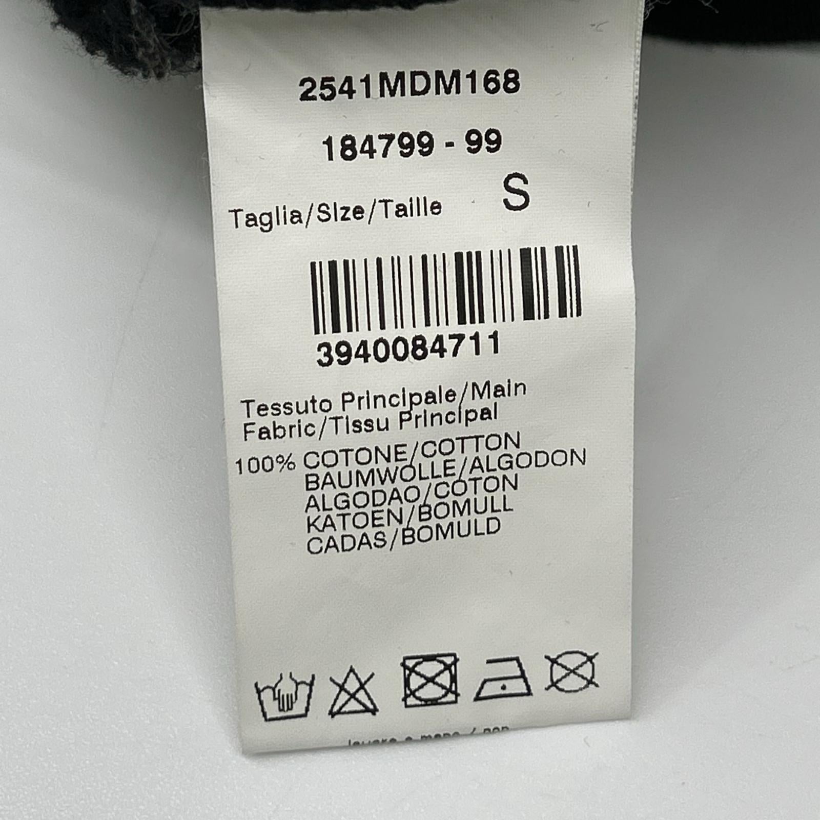 MSGM エムエスジーエム 2541MDM168 ブラック スウェットトレーナー トップス
