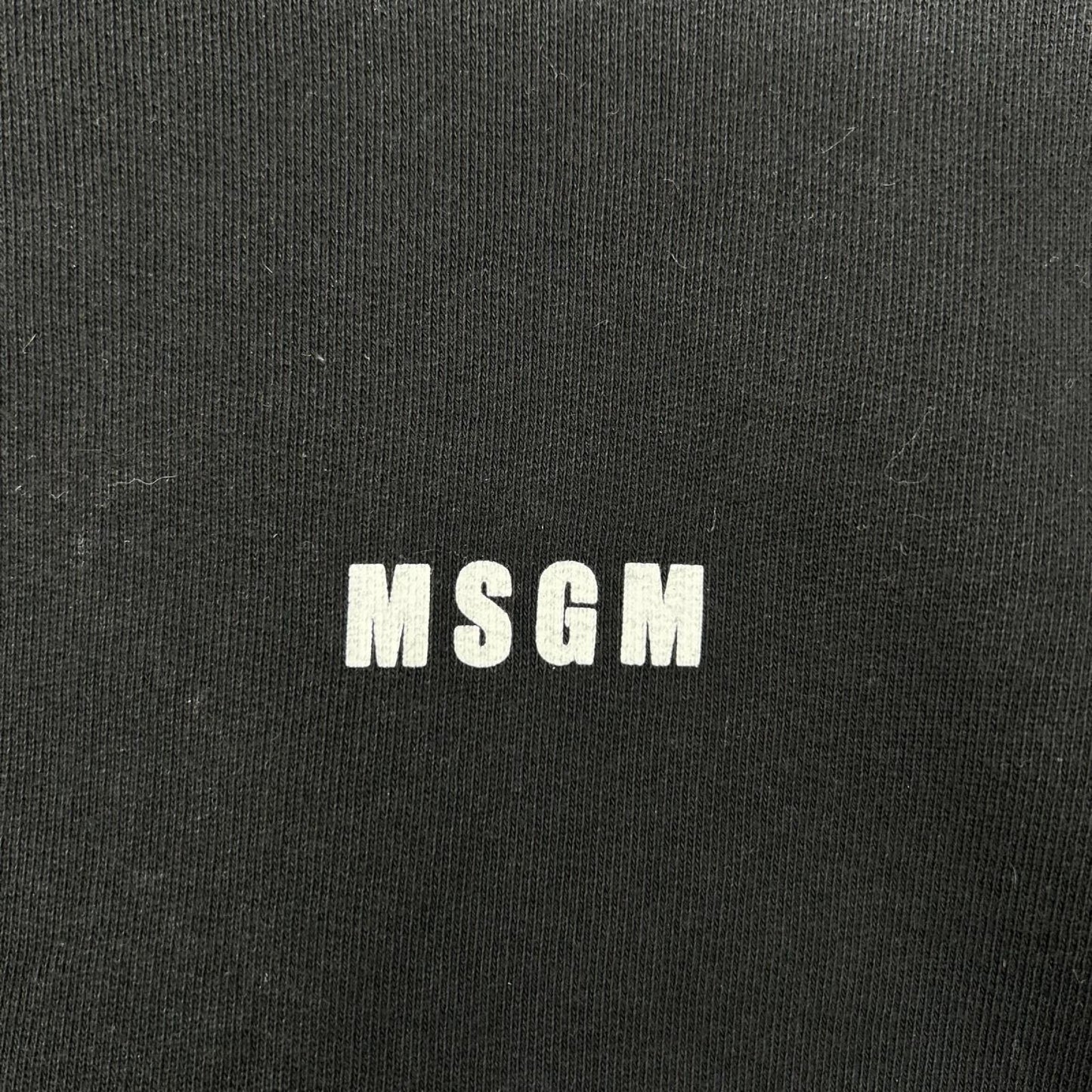 MSGM エムエスジーエム 2541MDM168 ブラック スウェットトレーナー トップス