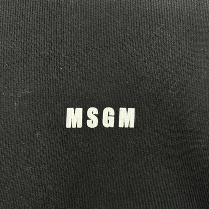 MSGM エムエスジーエム 2541MDM168 ブラック スウェットトレーナー トップス
