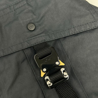 Dior HOMME ディオールオム 293C184A5573 ローラーコースター バックル カーゴ パンツ ニーパッチ ミリタリー コーティングコットン ボトムス