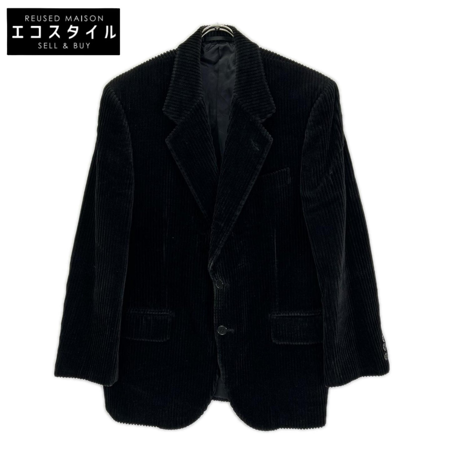 YvesSaintLaurent イヴサンローラン ブラック コーデュロイ テーラードジャケット ジャケット