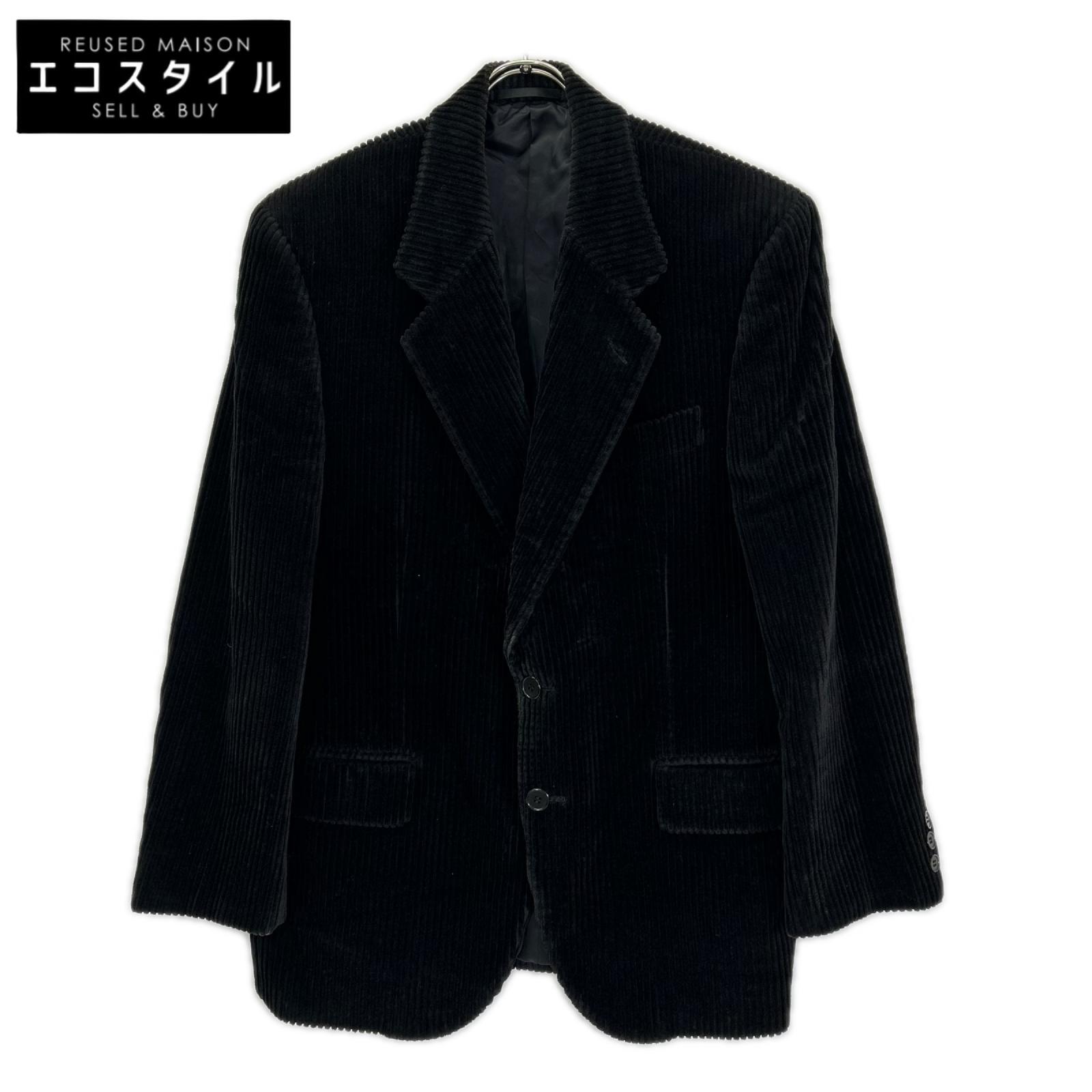 YvesSaintLaurent イヴサンローラン ブラック コーデュロイ テーラードジャケット ジャケット