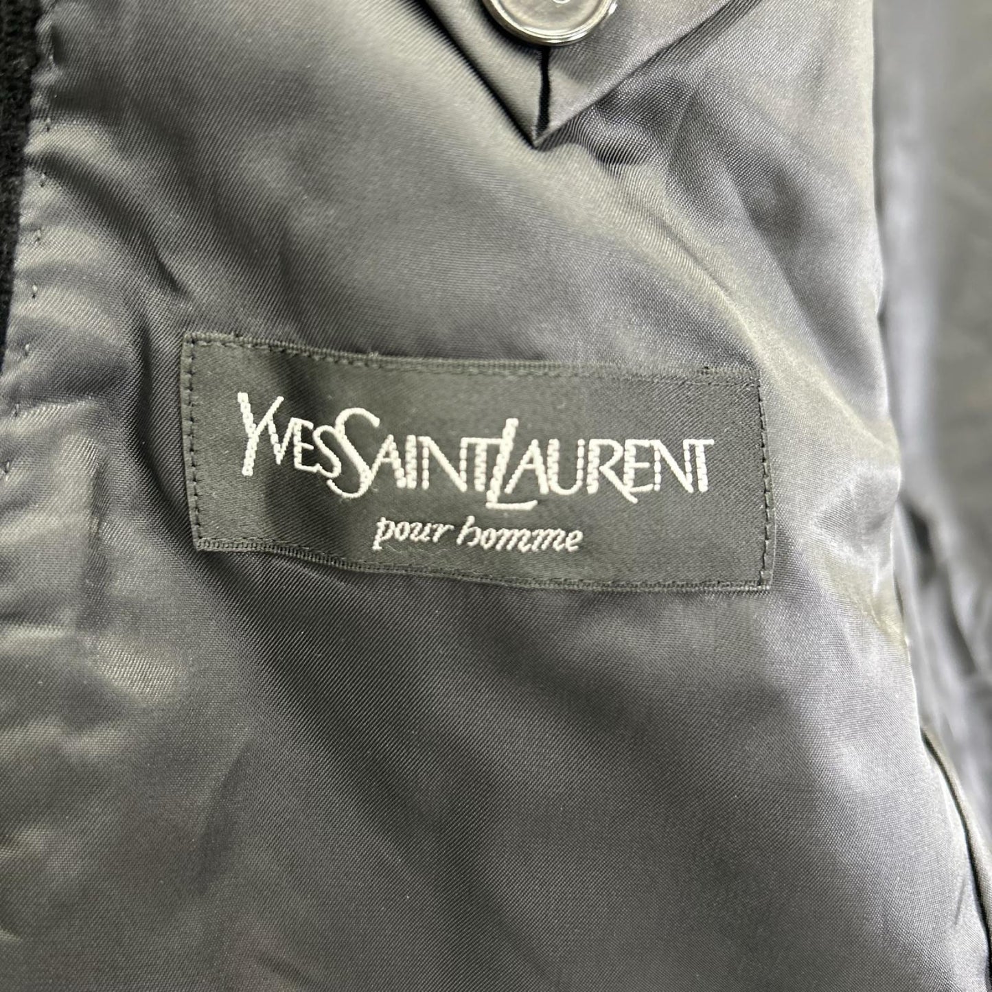 YvesSaintLaurent イヴサンローラン ブラック コーデュロイ テーラードジャケット ジャケット