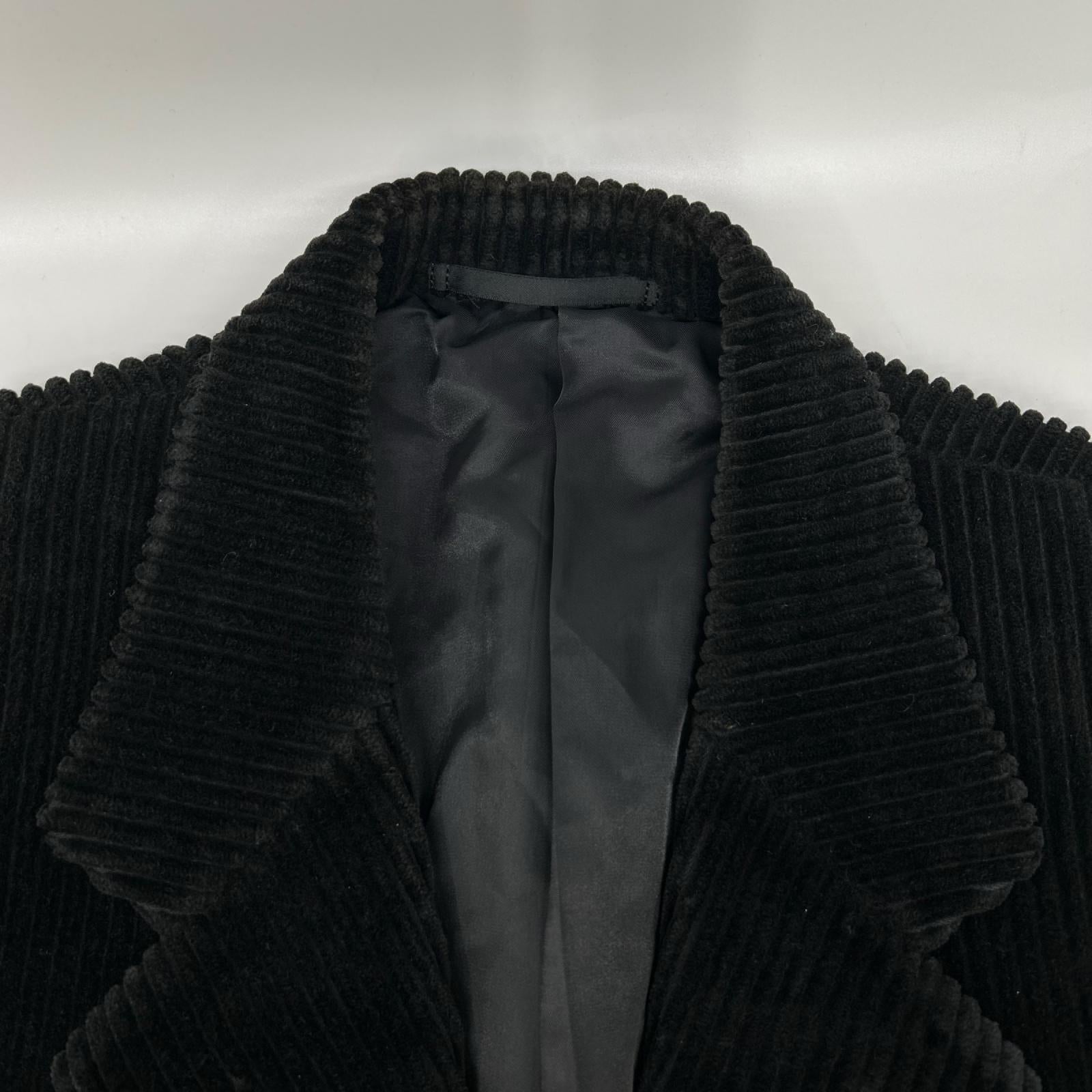 YvesSaintLaurent イヴサンローラン ブラック コーデュロイ テーラードジャケット ジャケット