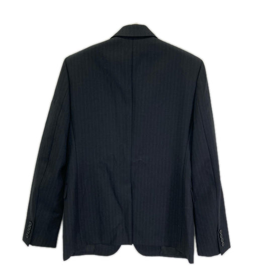 SAINT LAURENT PARIS サンローランパリ 631813 ブラック ウール ストライプ2B テーラードジャケット ジャケット