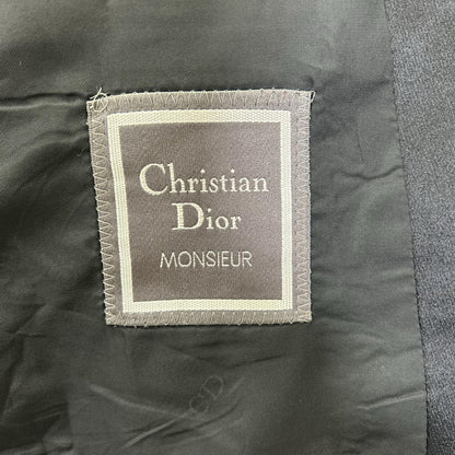 Christian Dior MONSIEUR クリスチャンディオールムッシュ ブラック シルクラペル タキシード スモーキングジャケット ジャケット