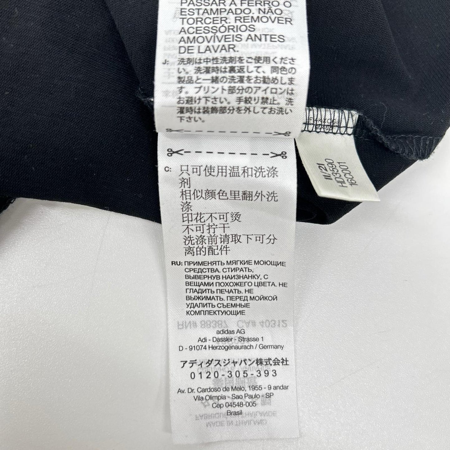 Y-3 ワイスリー ブラック HD3590 16C001 CH2 DRY CREPE JERSEY LS Tee トップス