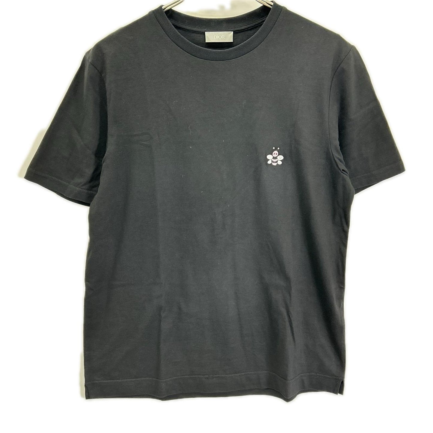 Dior HOMME ディオールオム 923J611W6041 カウズ BEE刺繍 クルーネック 半袖Tシャツ トップス