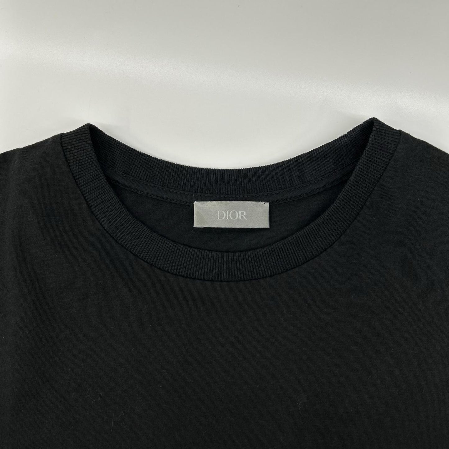 Dior HOMME ディオールオム 923J611W6041 カウズ BEE刺繍 クルーネック 半袖Tシャツ トップス