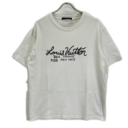 LOUIS VUITTON ルイヴィトン HJY17W シグネチャープリント&エンブロイダリーTシャツ トップス