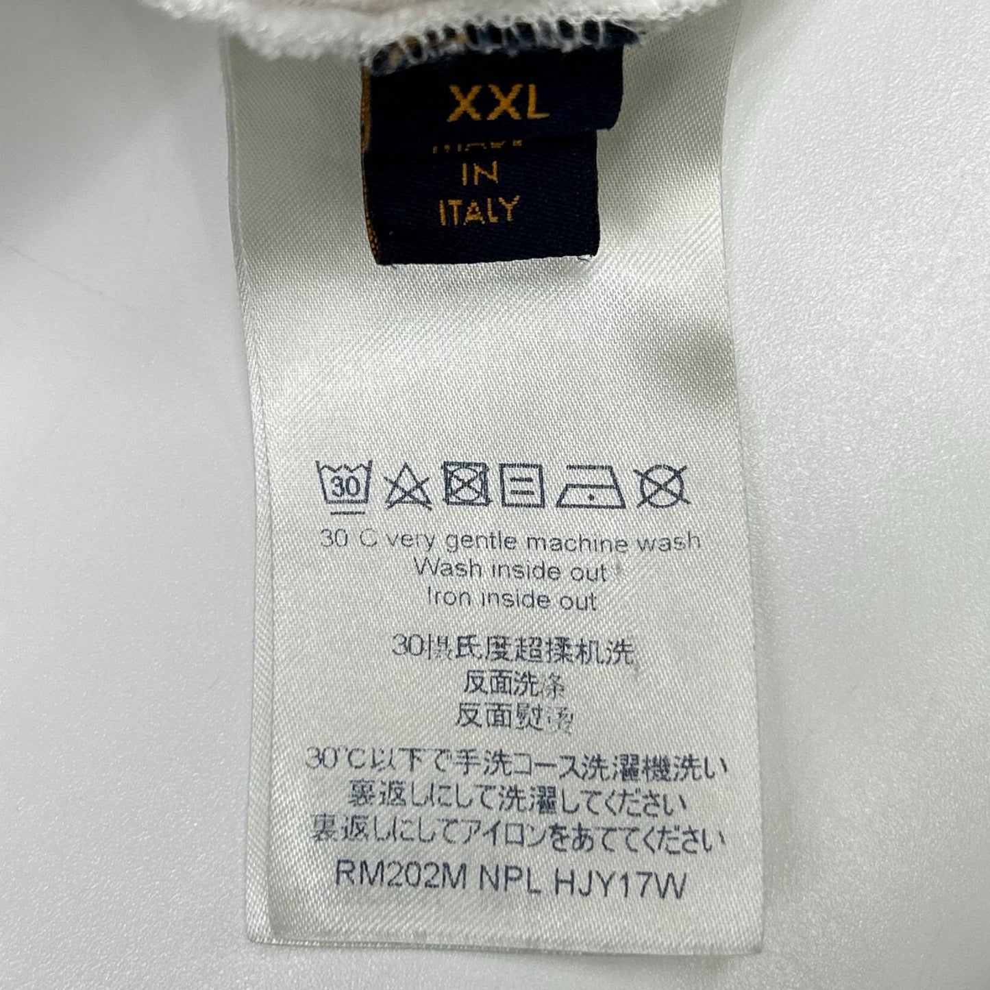 LOUIS VUITTON ルイヴィトン HJY17W シグネチャープリント&エンブロイダリーTシャツ トップス