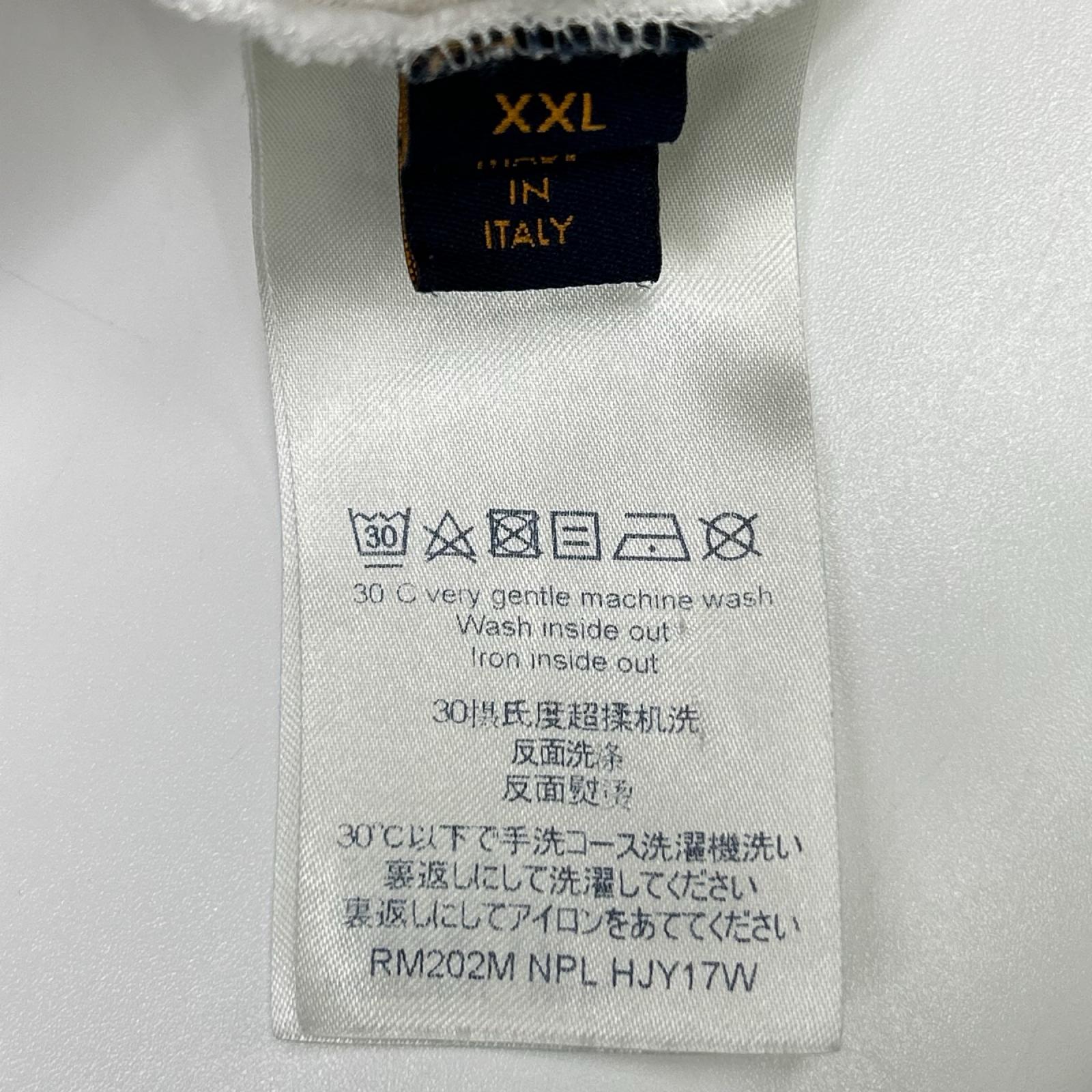 LOUIS VUITTON ルイヴィトン HJY17W シグネチャープリント&エンブロイダリーTシャツ トップス