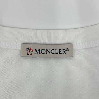 MONCLER モンクレール ホワイト MAGLIA TSHIRT ロゴ 半袖Tシャツ トップス