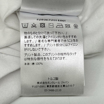 MONCLER モンクレール ホワイト MAGLIA TSHIRT ロゴ 半袖Tシャツ トップス