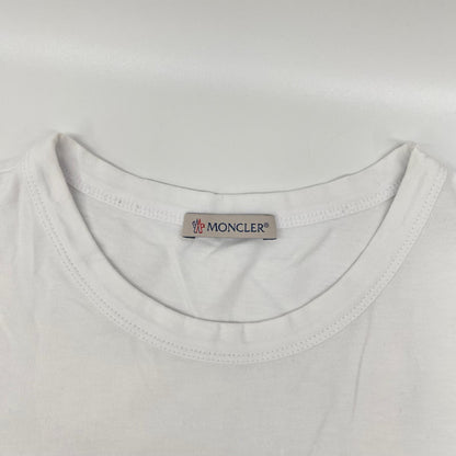 MONCLER モンクレール ホワイト MAGLIA TSHIRT ロゴ 半袖Tシャツ トップス
