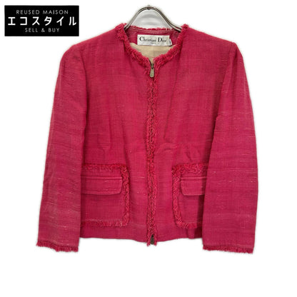 Christian Dior クリスチャンディオール PARIS 2C21209F1722 02SS ガリアーノ期 リネンジップアップジャケット ジャケット