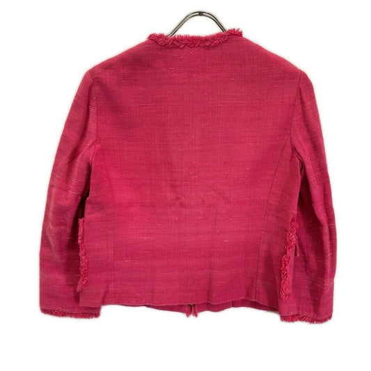 Christian Dior クリスチャンディオール PARIS 2C21209F1722 02SS ガリアーノ期 リネンジップアップジャケット ジャケット