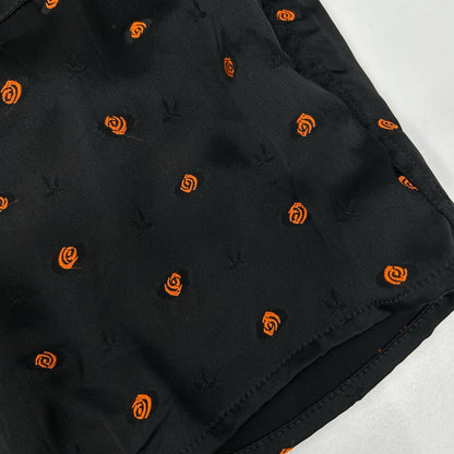 MARNI マルニ CAMA0533A0 UTV991 ブラック 刺繍 レーヨンシャツ 23年 トップス
