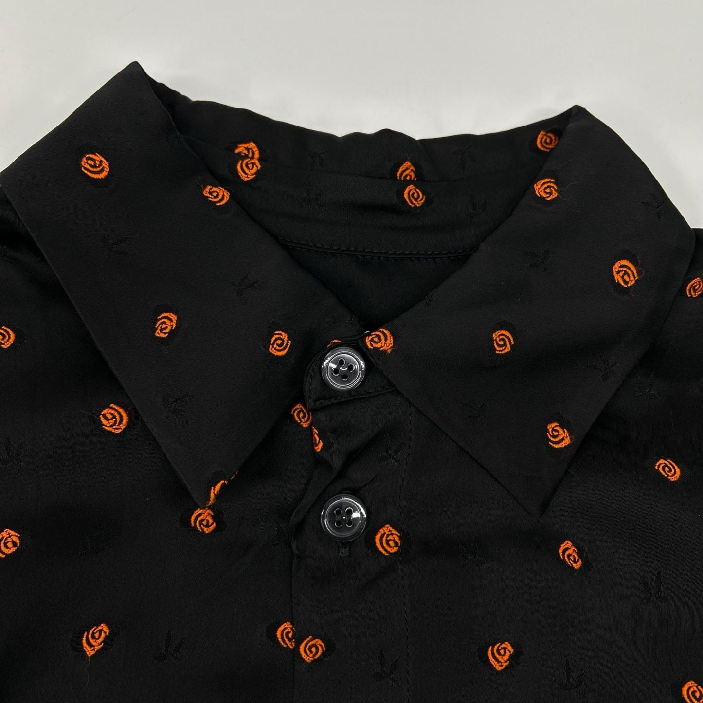 MARNI マルニ CAMA0533A0 UTV991 ブラック 刺繍 レーヨンシャツ 23年 トップス