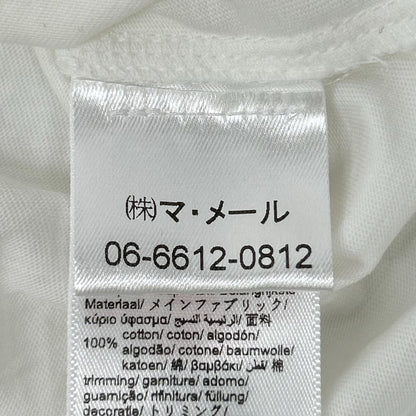 Chloe クロエ C20245 ホワイト ロゴ刺繍 コットン 長袖Tシャツ トップス