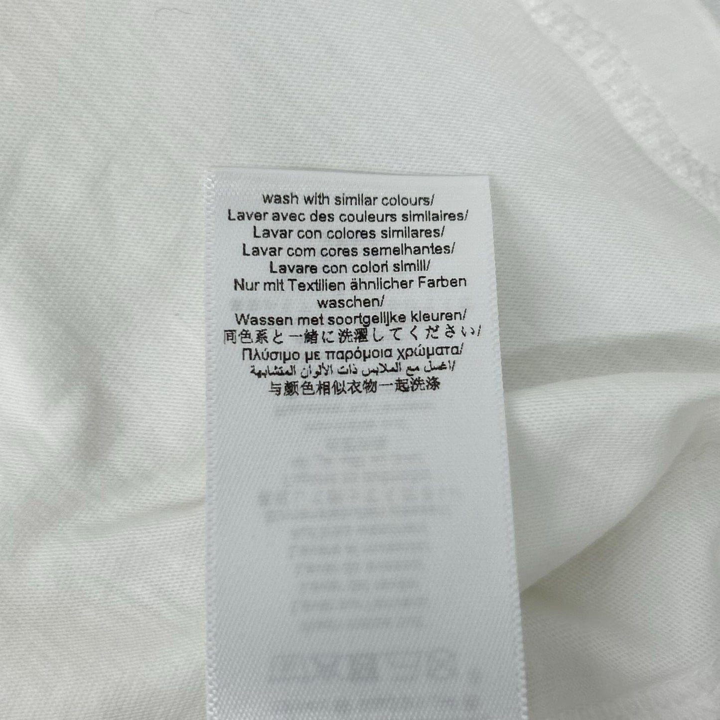 Chloe クロエ C20245 ホワイト ロゴ刺繍 コットン 長袖Tシャツ トップス