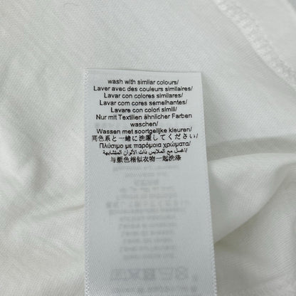 Chloe クロエ C20245 ホワイト ロゴ刺繍 コットン 長袖Tシャツ トップス