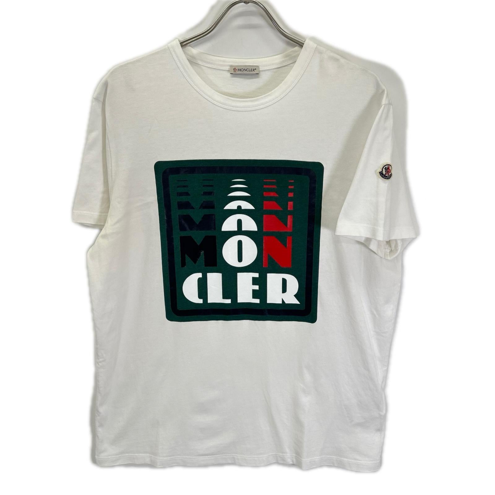 MONCLER モンクレール ホワイト MAGLIA T 半袖カットソー トップス