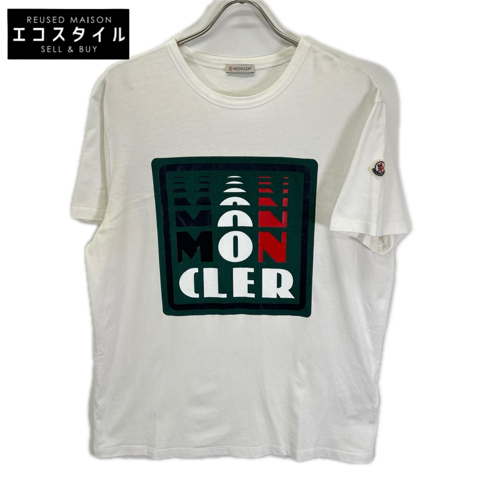 MONCLER モンクレール ホワイト MAGLIA T 半袖カットソー トップス