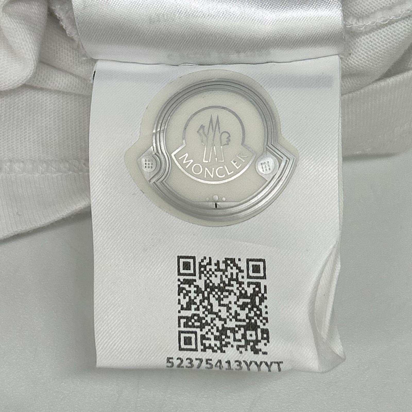 MONCLER モンクレール ホワイト MAGLIA T 半袖カットソー トップス