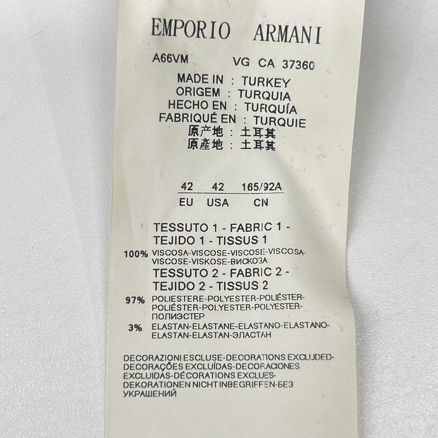ARMANIJEANS アルマーニジーンズ レーヨン 素材切替 半袖ワンピース ワンピース