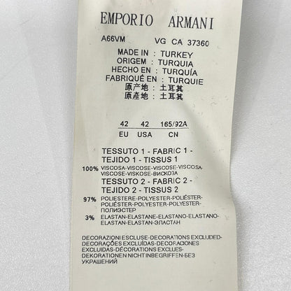 ARMANIJEANS アルマーニジーンズ レーヨン 素材切替 半袖ワンピース ワンピース