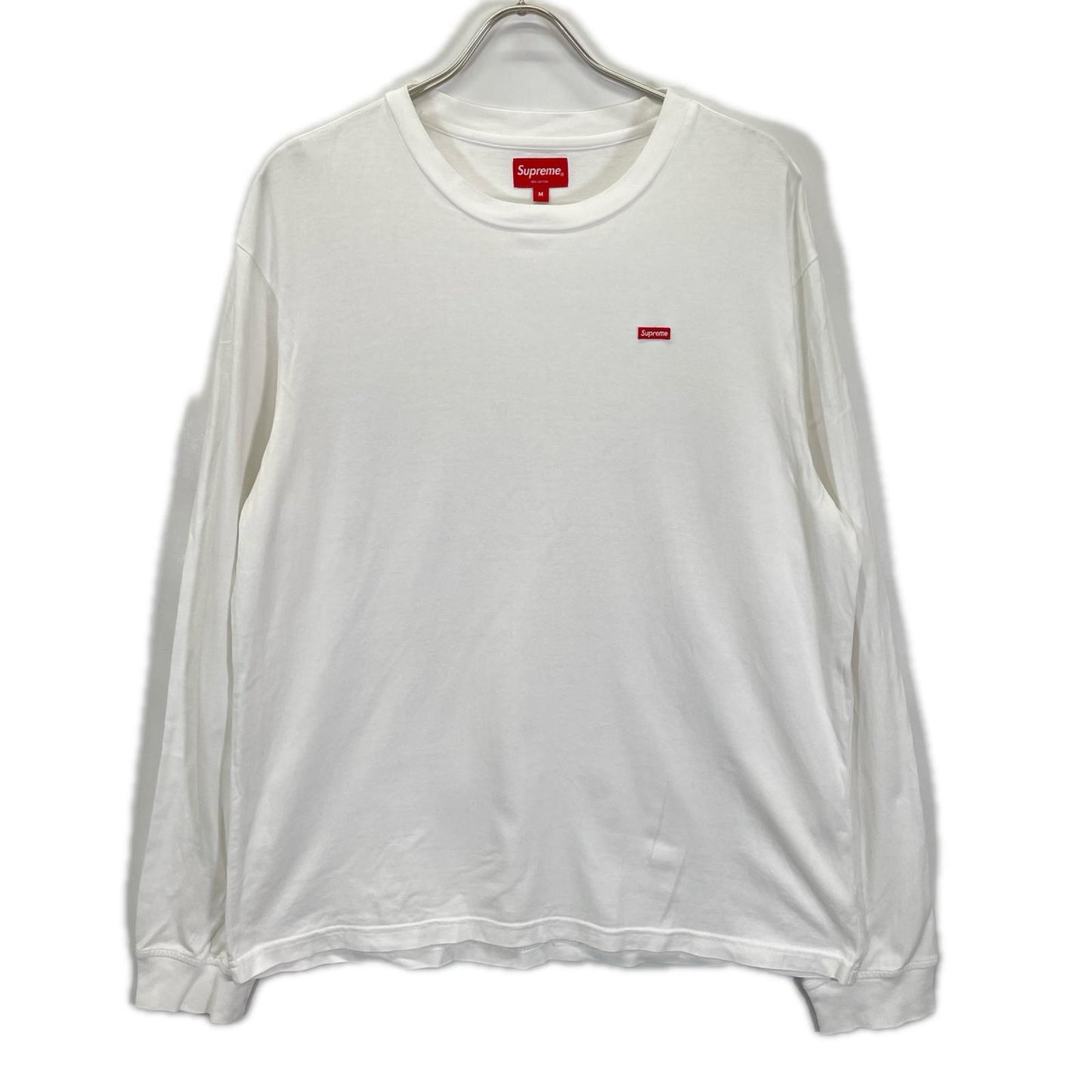 Supreme シュプリーム ホワイト スモールボックスロゴ 長袖Tシャツ トップス