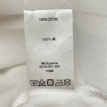 Supreme シュプリーム ホワイト スモールボックスロゴ 長袖Tシャツ トップス