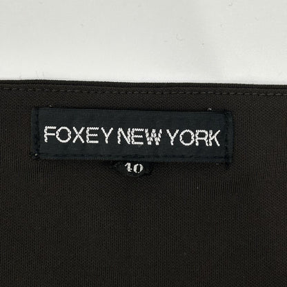 FOXEY NEW YORK フォクシーニューヨーク 24129-CVAN64 ブラウン ノースリーブ ワンピース ワンピース