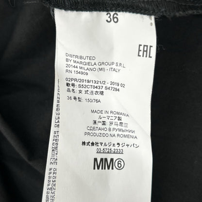MM6 エムエムシックス S52CT0437 ブラック オーバーサイズ バックギャザー シャツ トップス