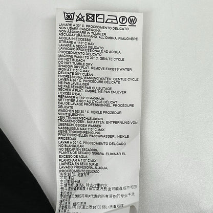 MM6 エムエムシックス S52CT0437 ブラック オーバーサイズ バックギャザー シャツ トップス