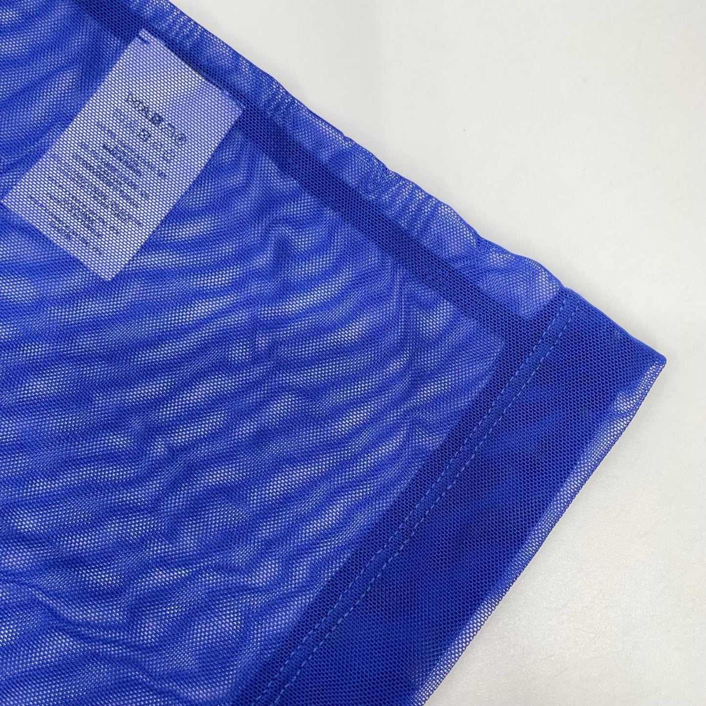 DRIES VAN NOTEN ドリスヴァンノッテン ブルー シアー素材 長袖tシャツ トップス