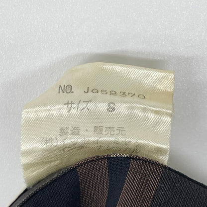 ISSEY MIYAKE イッセイミヤケ ブラウン グレー チェック柄 コットンスカート スカート