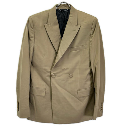 Dior HOMME ディオールオム 22aw 023c261c4739 テーラード ジャケット ダブルブレスト ピークドラペル 総裏 CDロゴ裏地 ジャケット
